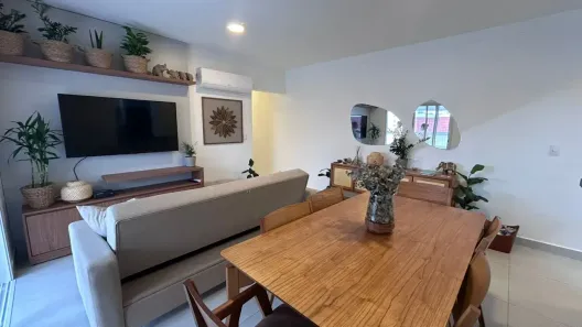 Apartamento com 2 Quartos para alugar, 90m² no Canto do Forte, Praia Grande