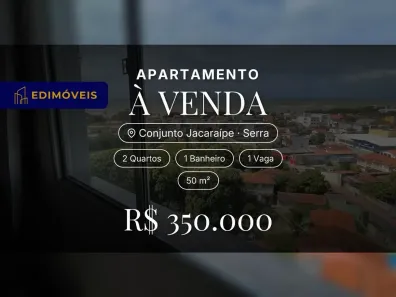 Apartamento com 2 Quartos à venda, 50m² no Conjunto Jacaraípe, Serra