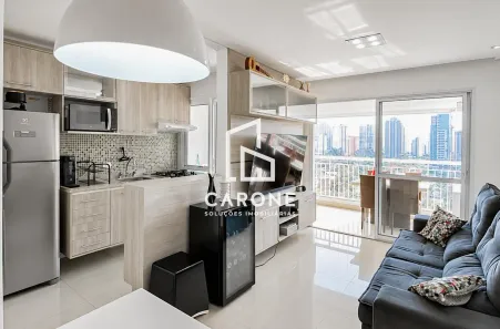 Apartamento com 1 Quarto para alugar, 50m² no Vila Cordeiro, São Paulo