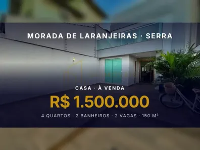 Casa com 4 Quartos à venda, 150m² no Morada de Laranjeiras, Serra