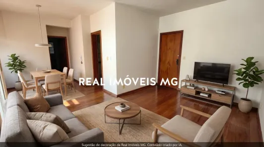 Apartamento com 3 Quartos para alugar, 100m² no Sion, Belo Horizonte