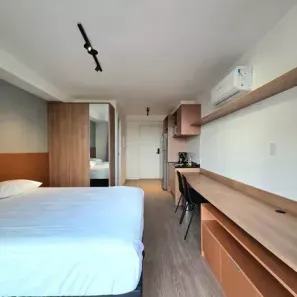 Apartamento com 1 Quarto para alugar, 25m² no Vila Olímpia, São Paulo