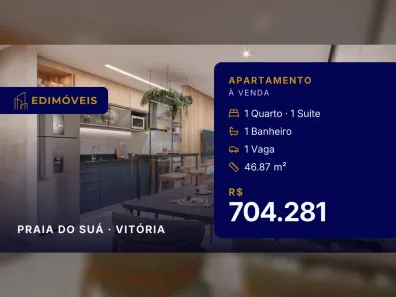 Apartamento com 1 Quarto à venda, 46m² no Praia do Suá, Vitória