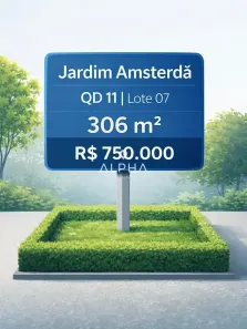 Lote/Terreno à venda, 305m² no Jardins Amsterdã, Goiânia