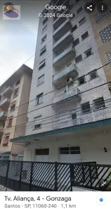 Apartamento com 1 Quarto para alugar, 35m² no Gonzaga, Santos