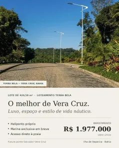 Lote/Terreno à venda, 420m² no , Vera Cruz