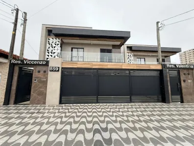 Casa de Condomínio com 2 Quartos para alugar, 45m² no Maracanã, Praia Grande