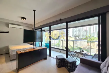Flat com 1 Quarto para alugar, 41m² no Itaim Bibi, São Paulo