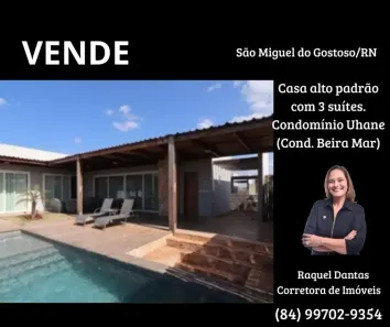 Casa com 3 Quartos à venda, 209m² no , São Miguel do Gostoso