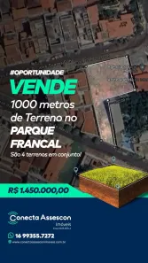 Lote/Terreno à venda, 10m² no Parque Francal, Franca