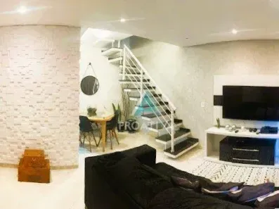 Sobrado com 3 Quartos à venda, 123m² no Jardim Santo Antônio, Santo André
