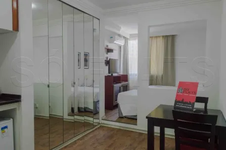 Flat com 1 Quarto para alugar, 27m² no Cerqueira César, São Paulo