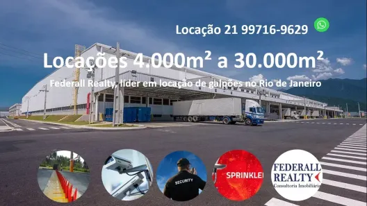 Galpão/Depósito/Armazém para alugar, 8762m² no São Miguel, Seropédica