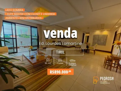 Apartamento com 3 Quartos à venda, 143m² no Tirol, Natal