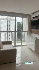 Apartamento com 3 Quartos para alugar, 60m² no Ponta Negra, Manaus