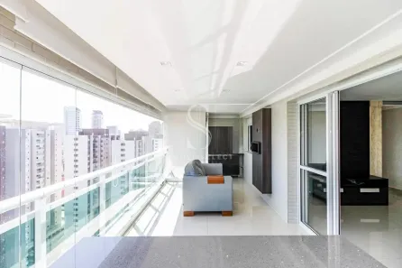 Apartamento com 4 Quartos para alugar, 138m² no Jardim Caravelas, São Paulo