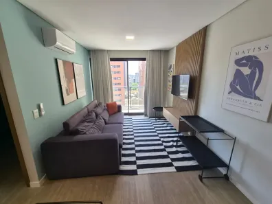 Apartamento com 1 Quarto para alugar, 51m² no Cambuí, Campinas