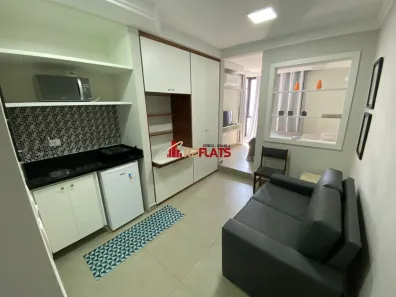 Flat com 1 Quarto para alugar, 34m² no Cerqueira César, São Paulo