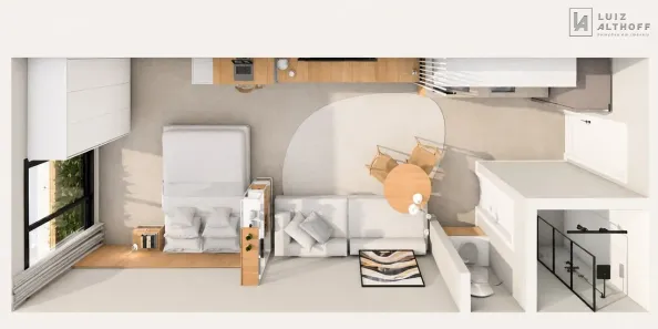 Apartamento com 1 Quarto à venda, 32m² no Itacorubi, Florianópolis