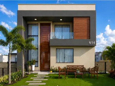 Casa de Condomínio com 4 Quartos para alugar, 316m² no Alphaville (Abrantes), Camaçari