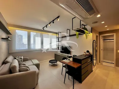 Apartamento com 1 Quarto para alugar, 38m² no Vila São Francisco (Zona Sul), São Paulo