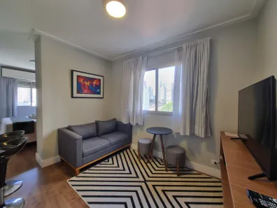 Flat com 1 Quarto para venda ou aluguel, 28m² no Jardim Paulista, São Paulo