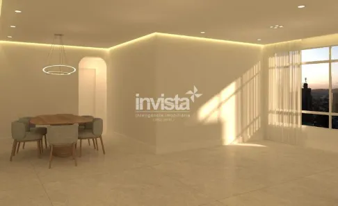 Apartamento com 3 Quartos à venda, 133m² no Pompéia, Santos