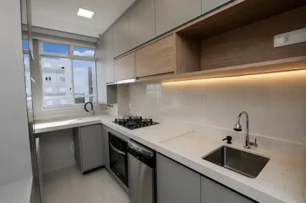 Apartamento com 3 Quartos para alugar, 54m² no Vila Rio Branco, Jundiaí