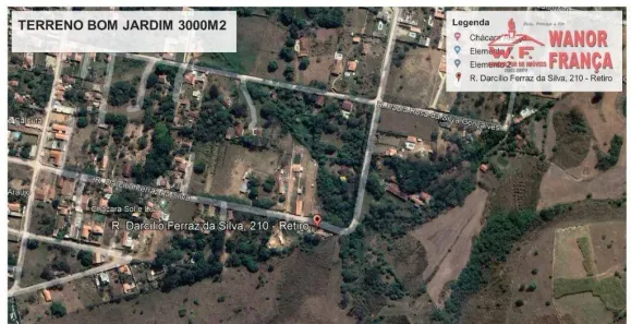 Lote/Terreno à venda, 3000m² no Bom Jardim III, Guaratinguetá