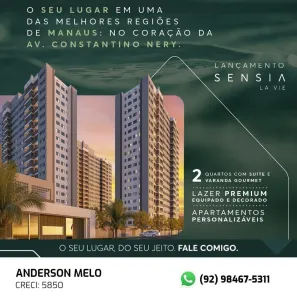 Apartamento com 2 Quartos à venda, 59m² no Centro, Manaus