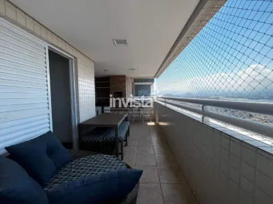 Apartamento com 3 Quartos para alugar, 114m² no Ponta da Praia, Santos