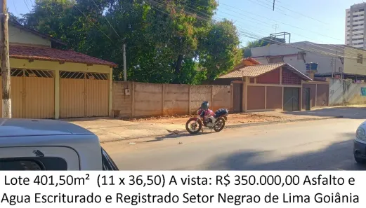 Lote/Terreno à venda, 401m² no Residencial Santa Fé I, Goiânia