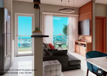 Apartamento com 2 Quartos à venda, 56m² no Loteamento Vila Indaiá, Caraguatatuba