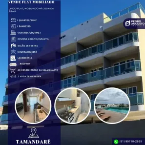 Apartamento com 1 Quarto à venda, 28m² no Tamandaré, Tamandaré