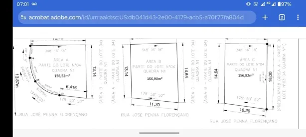 Lote/Terreno à venda, 157m² no Morada dos Nobres, Taubaté