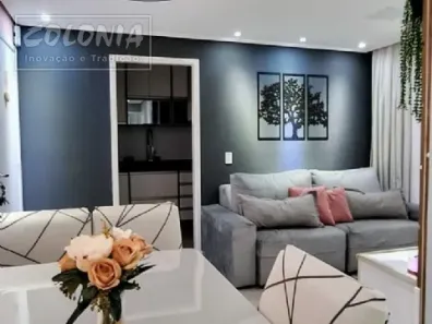 Apartamento com 2 Quartos à venda, 52m² no Vila Falchi, Mauá