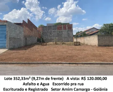 Lote/Terreno à venda, 352m² no Condomínio Amin Camargo, Goiânia