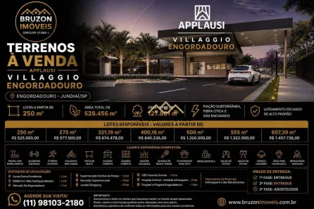 Lote/Terreno à venda, 250m² no Distrito Industrial, Jundiaí