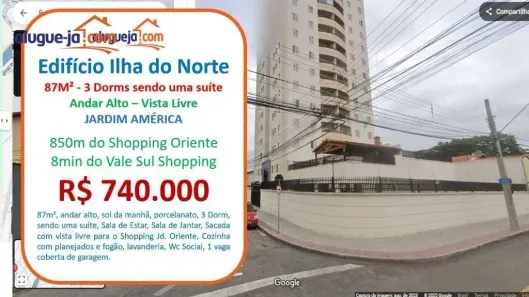 Apartamento com 3 Quartos à venda, 87m² no Jardim Paraíso, São José dos Campos