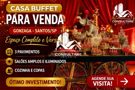 Ponto Comercial à venda, 500m² no Encruzilhada, Santos
