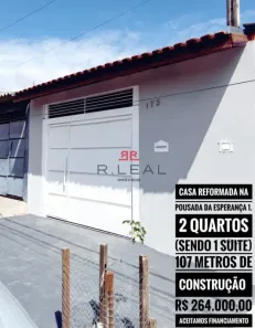 Casa com 2 Quartos à venda, 107m² no Pousada da Esperança I, Bauru
