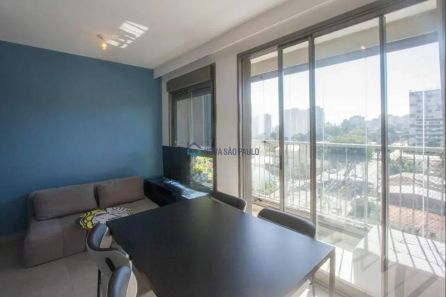 Apartamento com 1 Quarto à venda, 37m² no Santo Amaro, São Paulo