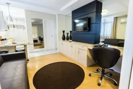 Flat com 1 Quarto para alugar, 46m² no Batel, Curitiba