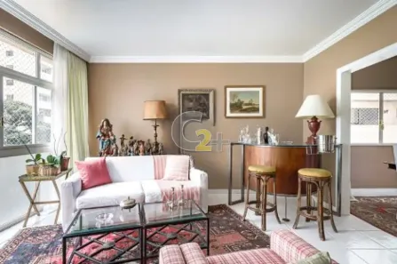 Apartamento com 3 Quartos para alugar, 208m² no Santa Cecília, São Paulo