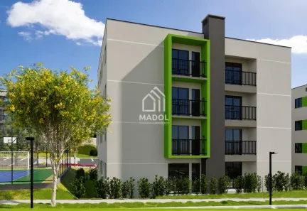Apartamento com 2 Quartos à venda, 47m² no Uvaranas, Ponta Grossa