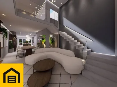 Sobrado com 3 Quartos à venda, 215m² no Parque São Vicente, Mauá