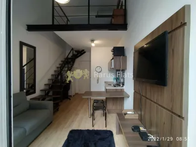 Flat com 1 Quarto para alugar, 45m² no Cidade Monções, São Paulo