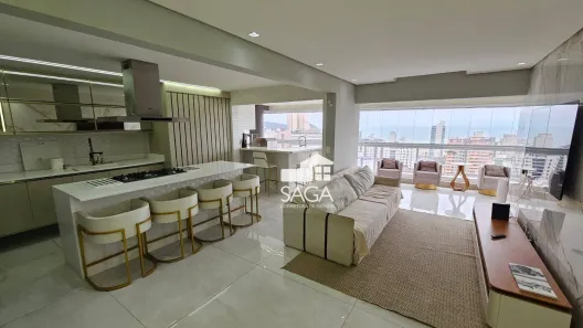 Apartamento com 3 Quartos à venda, 151m² no Guilhermina, Praia Grande