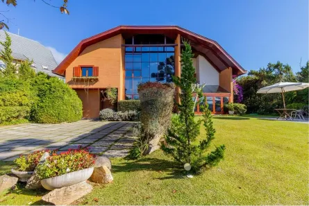 Casa de Condomínio com 5 Quartos à venda, 422m² no Lot Valeu Noiva, Campos do Jordão