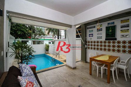 Casa de Condomínio com 4 Quartos à venda, 227m² no Ponta da Praia, Santos